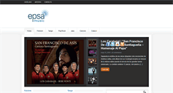 Desktop Screenshot of epsamusic.net